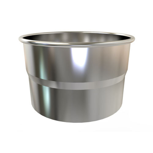 Pièce de départ simple paroi RVS Ø 100 mm mâle
