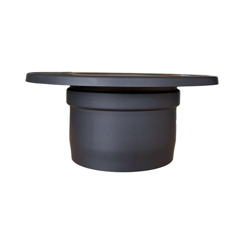 Coffre de fermeture circulaire pour poêles à granules de bois pellets Ø 100 mm