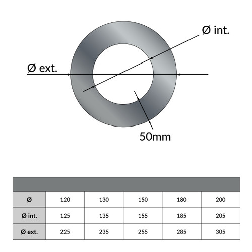 Enjoliveur gris Ø 155mm - Dessin géométrique