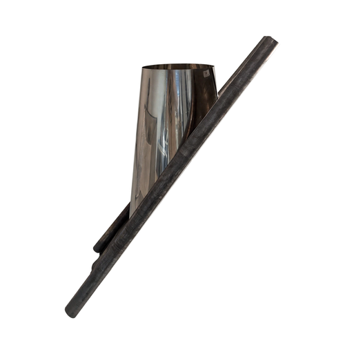 Solin en pente, plaque plomb 45-60° pour 150 mm