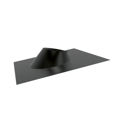 Solin en pente aluminium. 25-35° pour SP 130 mm et DP 80 mm noir mat Solin en pente aluminium. 25-35° pour SP 130 mm et DP 80 mm noir mat