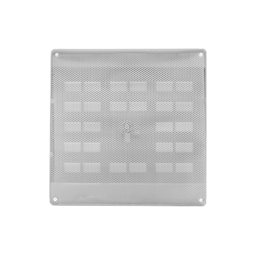 Grille coulissante ALU avec maille 200 x 200mm blanc - 3