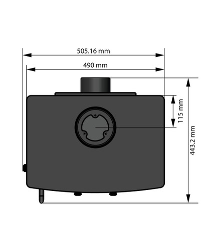 Poêle multi-combustible MOON 8 kW ECODesign