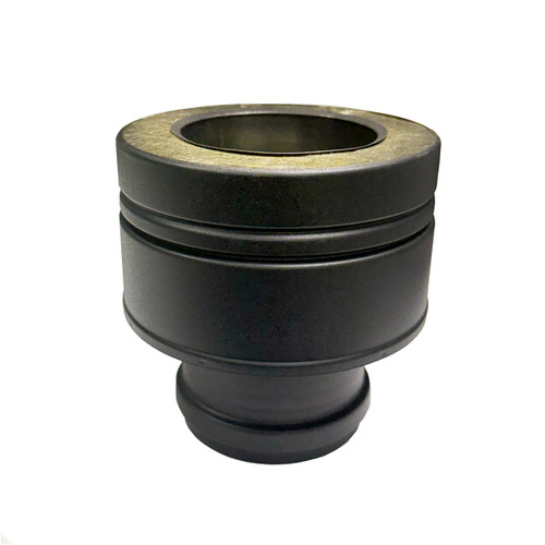 Plat adaptateur simple 80 mm - 100 mm double paroi avec joint de silicone Convesa premium Ø 100mm noir mat