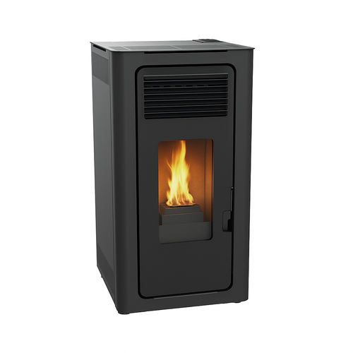 Poêle à pellets - AUDAX 8kW - Noir