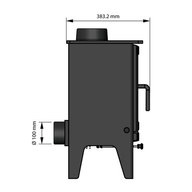 Poêle multicombustible MOON 8.4 kW