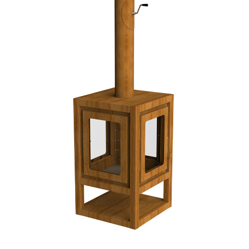 Poêle extérieur Corten 90 -16