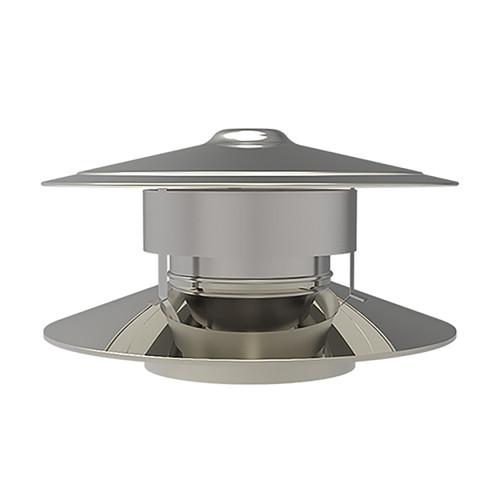 Chapeau anti-vent pour double paroi Convesa premium Ø 125mm