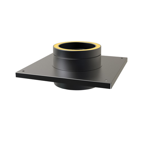 Plaque de support avec plate Convesa premium Ø 175 mm noir mat