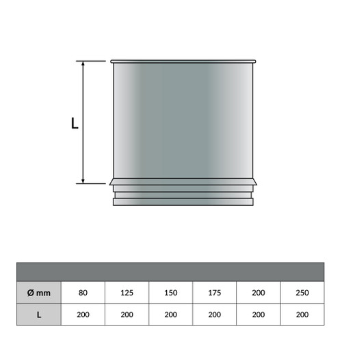 Elèment 25cm ø 100mm - Dessin géométrique