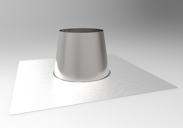 Solin en pente, aluminium 0-10° ø 100 mm