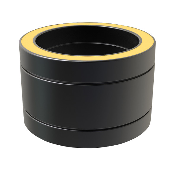 Elément 10 cm Convesa premium Ø 100mm noir mat