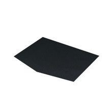 Plaque de sol pentagonale 80 cm x 80 cm noire