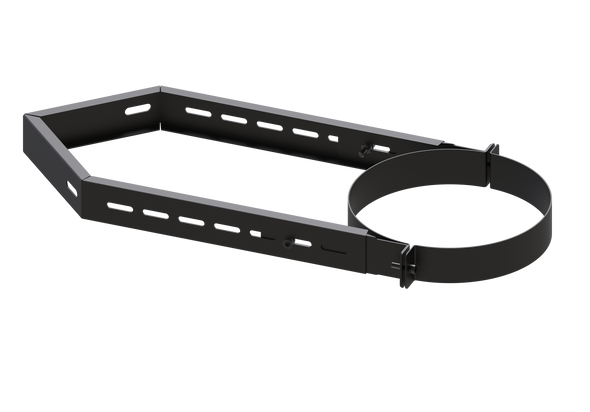 Support d’angle réglable 270–520 mm Ø175 mm noir mat