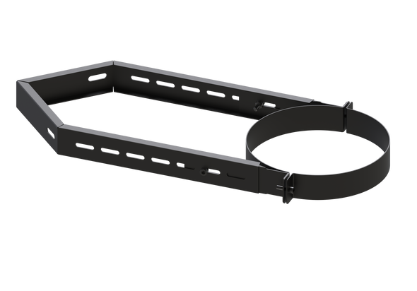 Support d’angle réglable 270–520 mm Ø200 mm noir mat