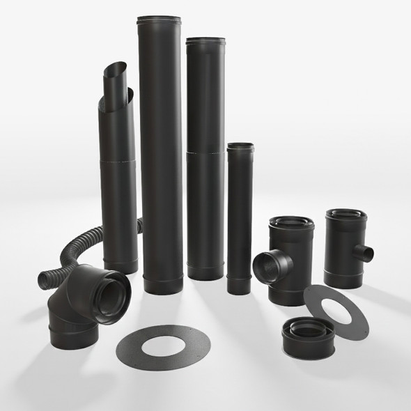 Kit Ventouse Horizontal pour Poêle à Granulés