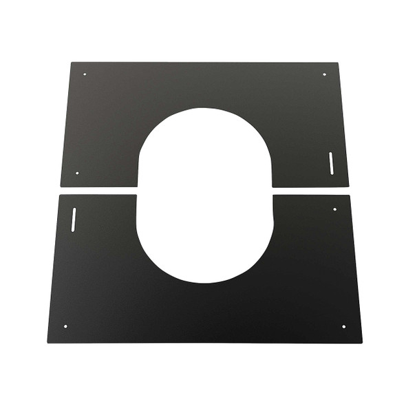 Plaque de finition 0-30° pour SP 250 mm et DP 200 mm noir mat