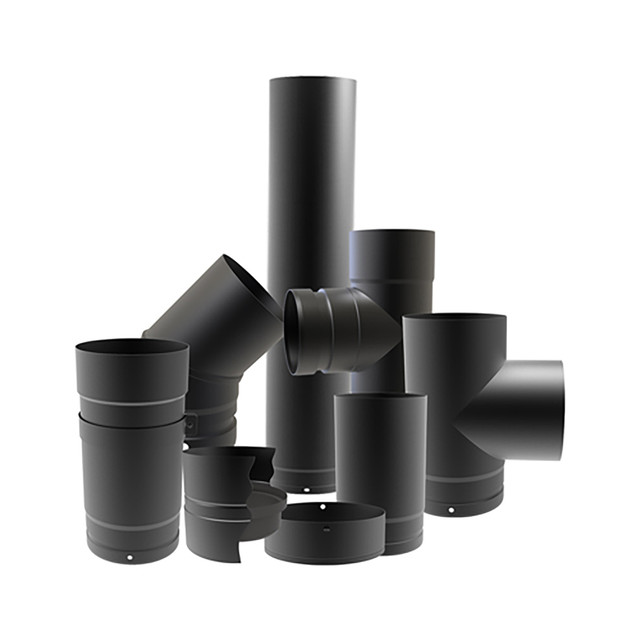 Tuyaux émaillés Noir Mat