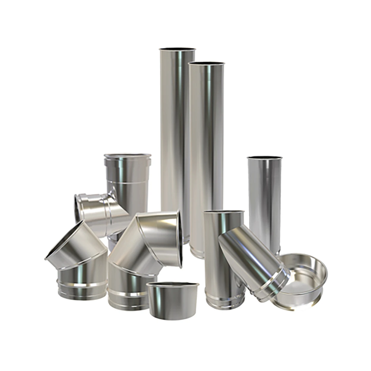 Tuyaux inox 175 mm