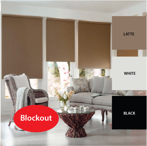AIKEN - Blockout Roller Blinds (90cm)