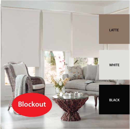 AIKEN - Blockout Roller Blinds (90cm)