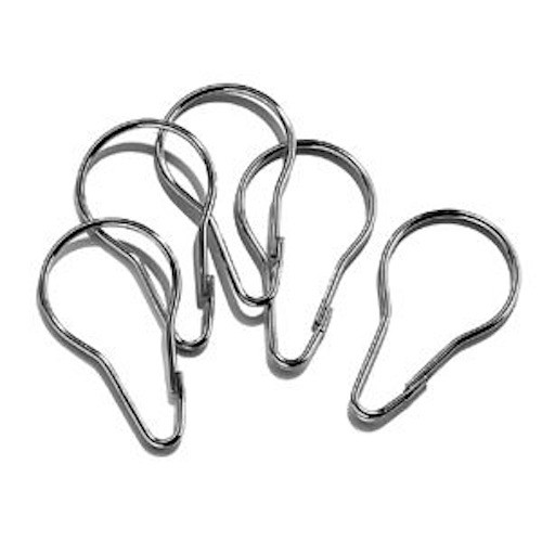 Shower Curtain Hooks X 12