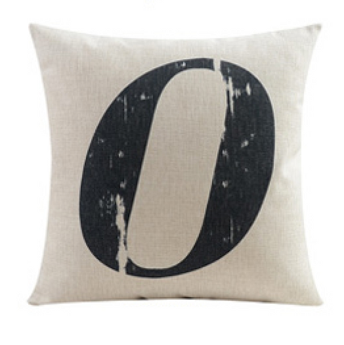 Number Zero Cushion Cover