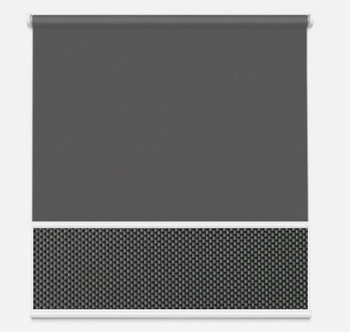 Dual Roller Blind Charcoal Grey | New