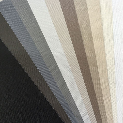 Classic roller blind color options