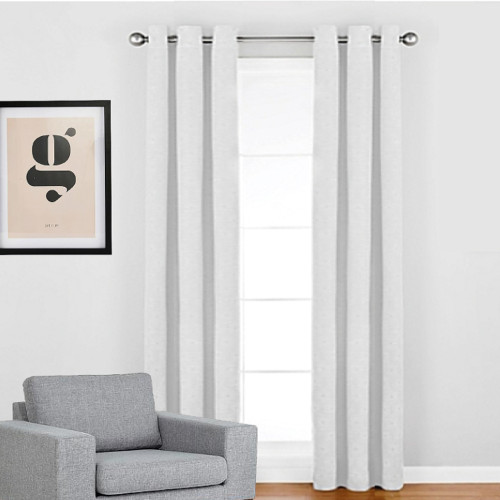 WESTWOOD Blockout Eyelet Curtain Panel IVORY