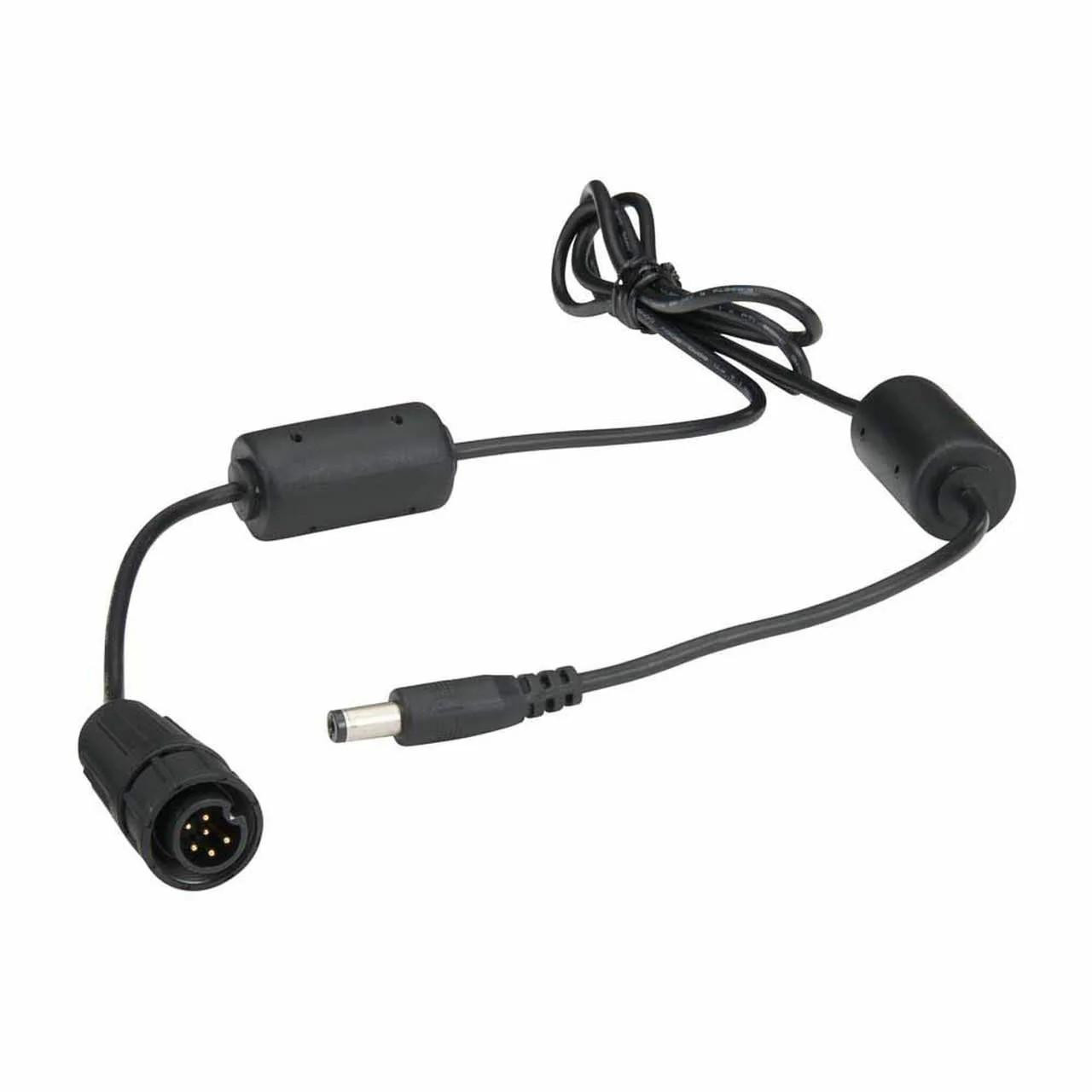 Resmed AirSense 10 / Lumis Curve DC Cable, black power cord with connector and inline filter for CPAP machine.