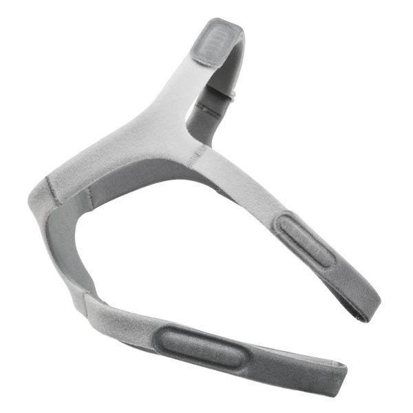 Philips Respironics Amara View Headgear, adjustable headgear for sleep therapy with soft straps and Velcro closures.