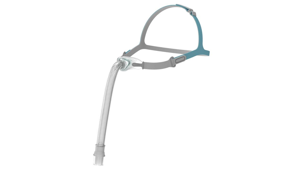 BMC N6 Nasal Mask Fitpack, all sizes included, with adjustable headgear and flexible breathing tube for sleep therapy.