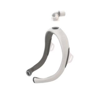 Resmed Airtouch N30i Small Frame, close-up view of the lightweight nasal cushion and frame for sleep apnea therapy.