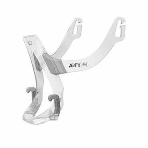 Resmed F10 Frame, medical CPAP mask frame component for sleep therapy.