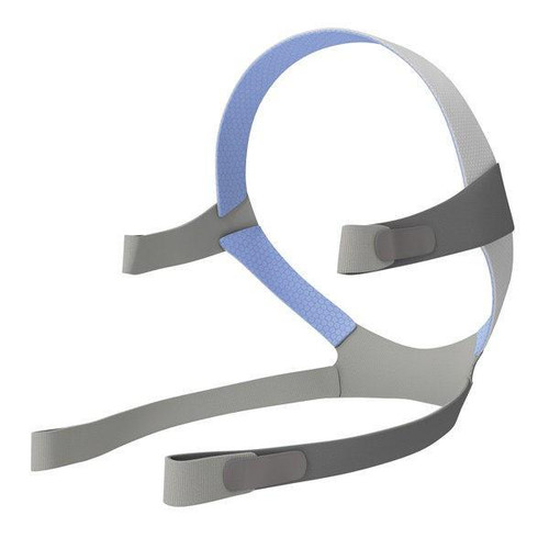 Resmed F10 Headgear, adjustable sleep apnea headgear with straps and velcro closures for comfortable fit.