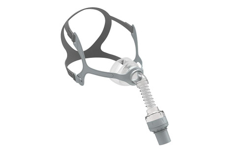 BMC N5AH Nasal Mask, medical nasal mask with headgear and adjustable strap for sleep apnea therapy.