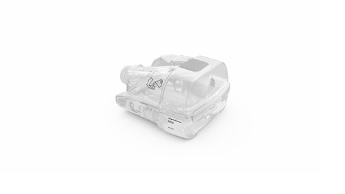 Resmed HumidAir 11 Cleanable Chamber, clear medical device chamber for humidification in sleep therapy equipment.