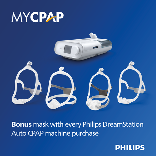 Buy Any Philips mask and receive a bonus Philips mask at no charge