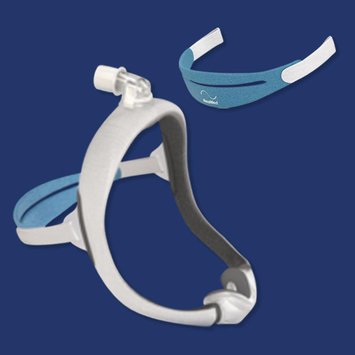 Resmed Airtouch N30i, advanced nasal CPAP mask with soft silicone cushion and adjustable headgear for comfortable sleep apnea therapy.