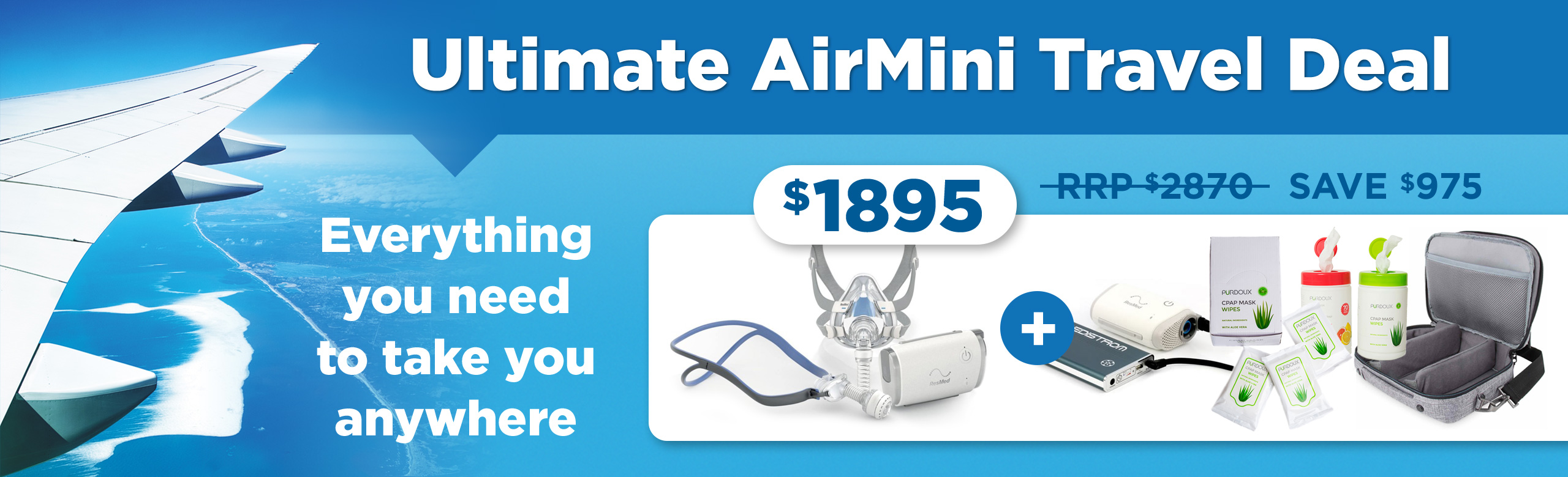 Ultimate AirMini Travel CPAP Kit Online in Australia