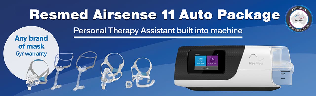 ResMed AirSense 11 Auto CPAP Machine and Mask Package &mdash; Shop Now at MyCPAP