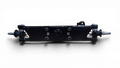 REMAN TOYOTA FORKLIFT 7FGU30 COMPLETE STEER AXLE ASSEMBLY W/ CYLINDER (SPINDLE TO SPINDLE) - TY43310U327171
