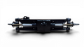 REMAN TOYOTA FORKLIFT 8FGU32 COMPLETE STEER AXLE ASSEMBLY W/ CYLINDER (SPINDLE TO SPINDLE) - TY43130U350271