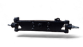 REMAN TOYOTA FORKLIFT 8FGU25 COMPLETE STEER AXLE ASSEMBLY W/ CYLINDER (SPINDLE TO SPINDLE) (STEER SYNC)- TY43160U223071