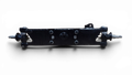 REMAN TOYOTA FORKLIFT 7FDU25 COMPLETE STEER AXLE ASSEMBLY W/ CYLINDER (SPINDLE TO SPINDLE) - TY43120U217471