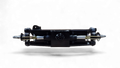 REMAN TOYOTA FORKLIFT 8FGCU25 COMPLETE STEER AXLE ASSEMBLY W/ CYLINDER (SPINDLE TO SPINDLE) - TY43110U226071