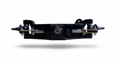 REMAN TOYOTA FORKLIFT 7FGCU15 COMPLETE STEER AXLE ASSEMBLY W/ CYLINDER (SPINDLE TO SPINDLE) - TY43310-U1200-71