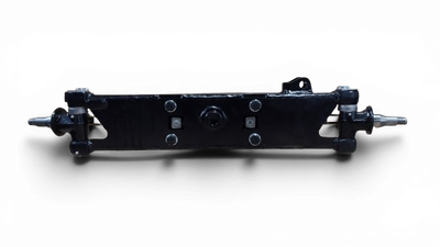 REMAN TOYOTA FORKLIFT 7FB30 COMPLETE STEER AXLE ASSEMBLY W/ CYLINDER (SPINDLE TO SPINDLE) - TY431102317071
