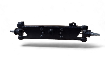 REMAN TOYOTA FORKLIFT 8FGU25 COMPLETE STEER AXLE ASSEMBLY W/ CYLINDER (SPINDLE TO SPINDLE) (STEER SYNC)- TY43160U223071